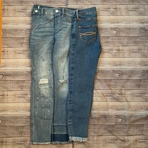 Abercrombie kids- girls denim jeans size 9/10